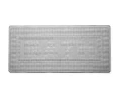 Alfombra de baÃ±o de Goma, 34 x 74 cm, Color Gris