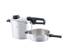 Fissler 620-300-12-000/0 - Juego de ollas a presión (acero inoxidable)