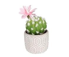 Splendid Flor Artificial con Flor de Cactus 7