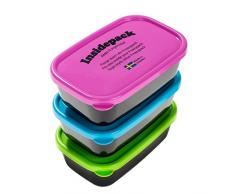 Frozzypack Nordic mar caja de almacenaje, multicolor, 150 ml, 3 piezas