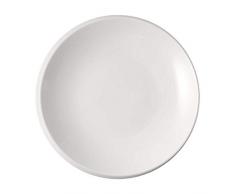 Villeroy & Boch 10-4264-2701 Cuenco Llano NewMoon, Elegante Fuente para presentar Platos con Estilo, Porcelana Premium, Blanco, Apto para lavavajillas, Porcelain