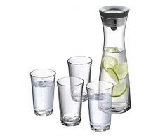 WMF Jarra, Negro, 1,0 litros, 4 Vasos de Agua