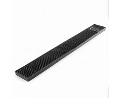 Lacor - 62628 - Alfombra o Tapete de bar 100% Antideslizante de Caucho TermoplÃ¡stico, para evitar goteo de CÃ³cteles o Bebidas, libre de BPA, Medidas 60x8x1,8 cm, Negro
