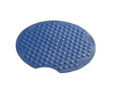 Ridder Alfombrilla de Ducha Tecno, 100% Caucho sintético (TPE = elastómero termoplástico), Azul Ultramar, Aprox. Diámetro: 55 cm.