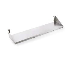 WAS 1973 120 - Estante de Pared para 6 recipientes (Acero, 120 cm de Largo, 30 cm de Ancho)