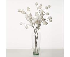 Express Flor Rama Artificial con Bolas Nevadas (1 ud.)
