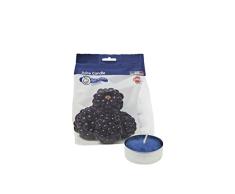 Cereria de Giorgio Concentrado de Vela Maxi Tealight perfumadas Alla Frutas, Cera, Azul, 5.9Â x 5.9Â x 2.3Â cm, 5Â Unidad