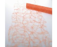 Deko AS GmbH sizoweb Mesa Banda Onda Interfaz Naranja Aprox. 25 cm Rollo DE 25 m 64 W 005 de R