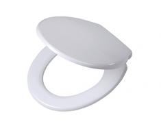 Tiger Burton Asiento de Inodoro, Duroplast, Blanco, 44,2x37,3x5,5 cm