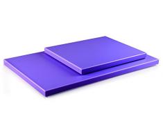 LACOR Tabla de Corte antialérgica 10, No Aplica, Morado, 10x5x10 cm