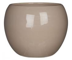 MICA Decorations 1009415 Monet Maceta Cerámica para Indoor, cerámica, beige, cerámica, beige, 14 x 14 x 11 cm