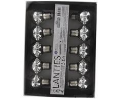 Prima Marketing lanties LED luz Cadena 5,5Â -Mercury Cristal Look Redondo Bombillas