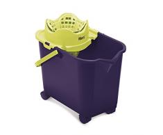 Mery Cubo Automático, Polipropileno, Morado y Lima, 28.5x43.5x42 cm