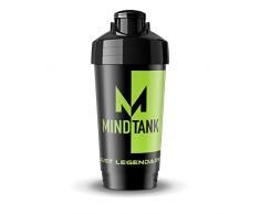 MINDTANK Coctelera de 700 ml, verde, base especial para batido perfecto, apto para lavavajillas