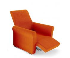PETTI Artigiani Italiani Naranja, Relax, Funda Sillon Elastica, 100% Made in Italy, 80 a 100 cm