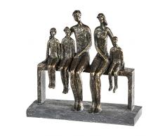 Casablanca â Escultura â We Are Family â Familia â Poli â Color Bronce â (Alto x Ancho x Profundidad) 26 x 26 x 9 cm
