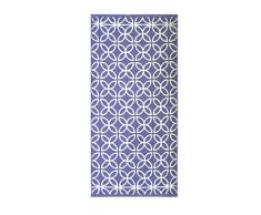 Dyckhoff Toalla de Ducha Retro de algodón, Azul, 140 x 70 cm