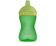 Philips AVENT SCF804/03 vaso de aprendizaje con boquilla Vaso con pajita 300 ml - Vasos de aprendizaje con boquilla (Vaso con pajita, 1,5 mes(es), Verde, Niño/niña, Tapa con tuerca, Indonesia)