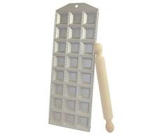 Italo Ottinetti - Bandeja Gigante Ravioli (24 Piezas, Aluminio, metÃ¡lico, Talla Ãºnica)