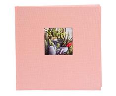 Goldbuch Bella Vista - Álbum de Fotos (Lino, 25 x 25 cm), Color Rosa