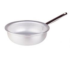 Ollas Agnelli Pan Radiante a moverse, Aluminio, Acero Inoxidable, Plata, 24 cm