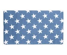 Wenko 23529100 Stella - Alfombrilla Antideslizante para bañera con ventosas, TPR, 40 x 70 cm, Color Azul Oscuro