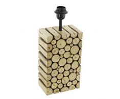 Eglo Lámpara Sobremesa E27, 60 W, Marrón 12 x 10 x 17 cm