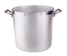 Ollas Agnelli cilÃ­ndricos Pot, Aluminio BLTF, con 2 manijas de Acero Inoxidable, 35 litros, Plata