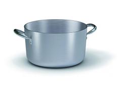 BALLARINI Profesional Cacerola Media con 2Â Asas, Aluminio, Gris, 32. cm