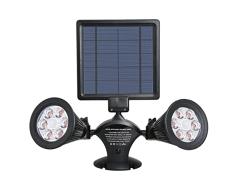 Foco solar doble con sensor 600LM DOLBY W31