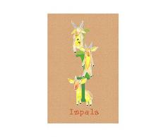 Komar Wandbild Von ABC Animal I | Poster, Bild, Wohnzimmer, Schlafzimmer, Dekoration, Kunstdruck | ohne Rahmen | P036I-50x70 fotomural, carbÃ³n