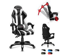 huzaro Silla de Oficina, Blanco, Large
