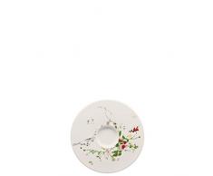 Rosenthal Brillance Fleurs Sauvages Platillo para Taza Alta de CafÃ©, Porcelana De Hueso, Multicolor, 15 cm