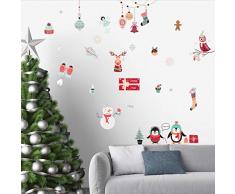 Ambiance Sticker Stickers Adhesivos Navidad | Adhesivo Pegatina Fiesta de InviernoÂ âÂ decoraciÃ³n de Pared Fiestas de Navidad | 60Â x 80Â cm