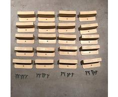 SCM CrÃ©ationsÂ -Â Juego de 20Â Puntas para somier Madera a Rosca con Tornillo para 53Â mm Boutique