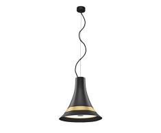 SLV suspensiÃ³n BATO 35 PD/LÃ¡mpara de salÃ³n, iluminaciÃ³n de Interior, Colgante de Comedor, led, luminaria de Techo / 2700Â K 21Â W 1300Â LM Gris Dorado 100 Grados, Oro, Durchmesser 35cm