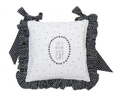 Clayre & Eef CAL25 - Funda para cojÃn de Silla (40 x 40 cm)