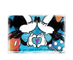 Disney Walt lwm63/07B Juego de manteles Individuales, Azul, 2Â Unidad