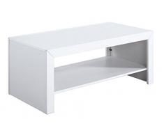 Dogar Kynus Mesa Centro, Pino, Blanco, 45x110x55 cm