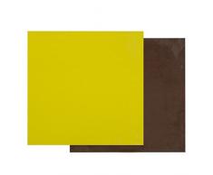 0932537 - Platos decorativos para tartas (32 x 32 cm), color marrón