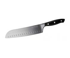 Nirosta 43903 Santoku Trinity de Acero Inoxidable con Mango ergonómico, Cuchillo Multiusos, Afilada a Mano (Longitud de la Hoja: 20 cm), cantidad: 1 Pieza