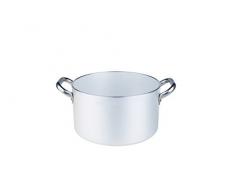 Pentole Agnelli ALMR110440 Cacerola cilÃndrica Alta Radiante, Aluminio Profesional 5 mm, 40 cm