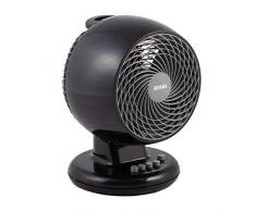 Iris Ohyama, ventilador silencioso, oscilante y potente - Woozoo - PCF-M18, negro, 32 W, 23 m²