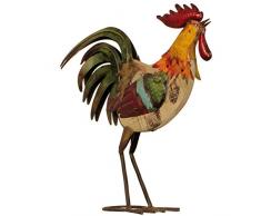 Carrick diseño Metal Art Escultura de Gallo 37 X13 X 52 cm