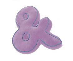 DCASA Forma Letra& Referencia DC Cojines Textiles del hogar Unisex Adulto, Color, 40x10x0