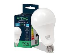 V-TAC Bombilla LED E27 - A80 - 20W (Equivalente a 150W) - 2452 Lumen - 6500K Blanco FrÃ¬o - Apertura del Haz de Luz 200Â° - MÃ¡xima Eficiencia y Bajo Consumo