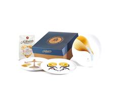 La Molisana, Gift Box - Marcadores de aire con 3 platos de cerÃ¡mica y pasta, 500 g de solo grano italiano con paquete de papel reciclable, kit adecuado para ideas de regalo