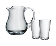 WMF - Set de agua de 3 piezas, jarra y 2 vasos, colecciÃ³n Basic