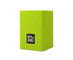 GrafoplÃ¡s | Cubilete PortalÃ¡pices | Verde | Silicona | 9,5x6,5x6,5cm | Perfecto para Escritorio | Bits&Bobs Pop Up Design | Colores Vivos