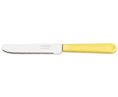 Arcos Cuchillos de Mesa Caja de 60 uds Cuchillo de Mesa, Hoja de Acero Inoxidable NITRUM 110 mm, Mango de Polipropileno, Color Crema (60 uds)